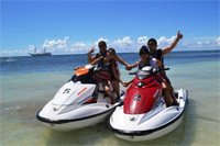 jet-skiing
